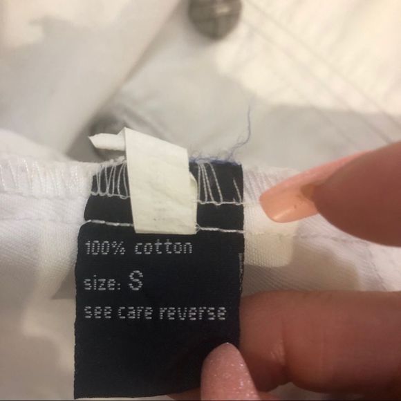 Polo USA Jeans white double breasted jean jacket S - Picture 7 of 7